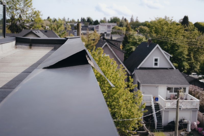 Metal,Flashing,Roof,Corner,Damage,After,Wind,Storm.,Metal,Flashing Metal,Flashing,Roof,Corner,Damage,After,Wind,Storm.,Metal,Flashing